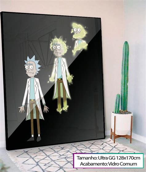 Quadro Rick E Morty Oficial Teletransporte QuadrosDecorativos