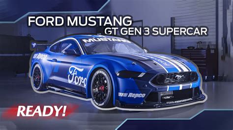 Ford Mustang Gt Gen3 Supercar Looks Ready To Take On The 2023 Repco Supercars Championship