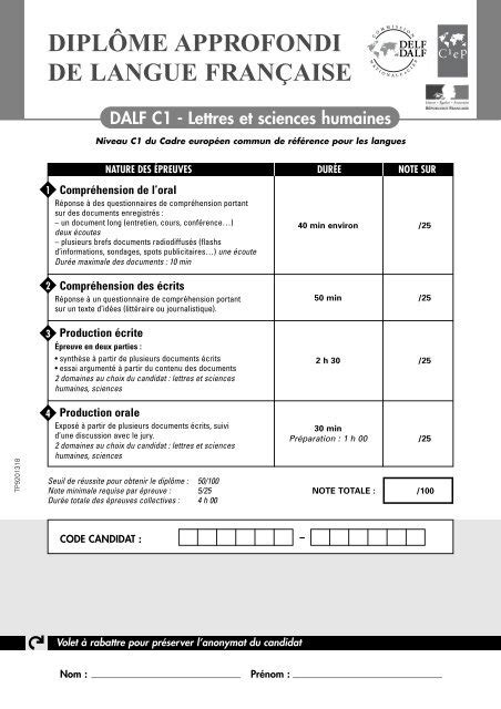 Qu est ce Que Le DALF C1 Et Comment Le Préparer Nos 56 OFF