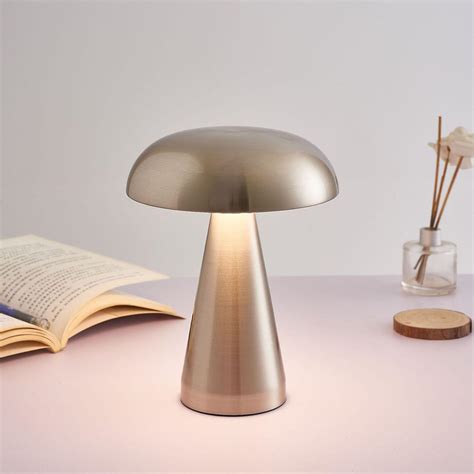 Mushroom Lamp Led Bar Table Lamp Light Luxury Hotel Cafe Outdoor Table