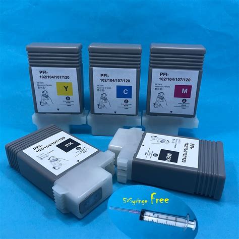 Ml Color Set Pfi Pfi Pfi Pfi Refillable Ink Cartridge