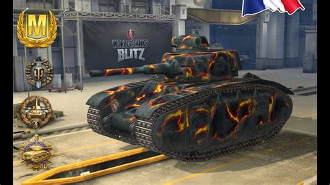 World Of Tanks Blitz Gameplay French Heavy Tank Bdr G B Youtube