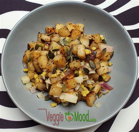 VeggieMood Navets caramélisés au sirop d érable et au gingembre