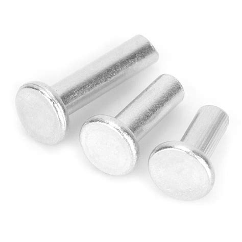 Pcs Gb M Flat Aluminum Rivets Flat Head Rivet Ebay