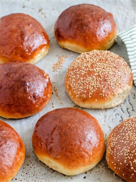 Brioche Burgerboller Opskrift P Luftige Briocheboller