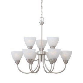 Shop Thomas Lighting Tia Light Matte Nickel Chandelier At Lowe S