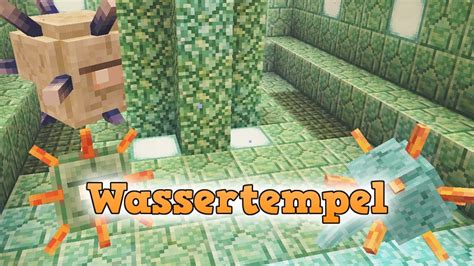 Let S Play Minecraft Vanilla Deutsch Aquatic Wassertempel Minecraft