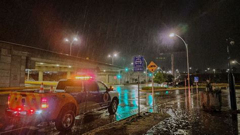 Atendió Protección Civil cinco reportes por la lluvia de anoche El