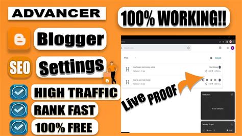 Advanced Blogger Seo Settings Get Free Unlimited Traffic From