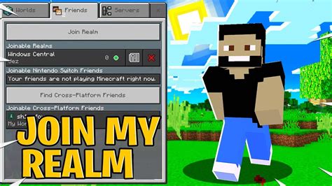 Join My Mcpe Realm Minecraft Bedrock Free Realm Code No Permission