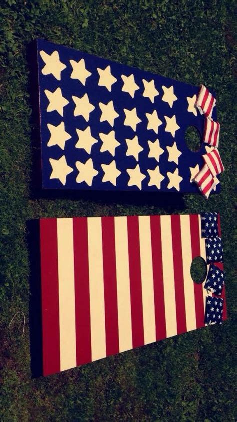 American Flag Cornhole Boards More