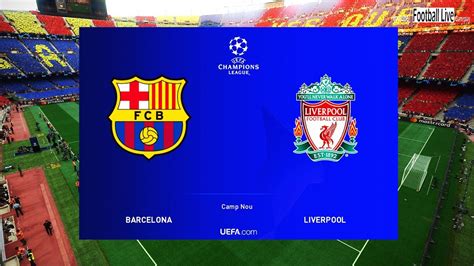 Pes Barcelona Vs Liverpool Uefa Champions League Ucl