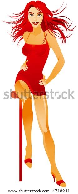 Girl Red Hair Stock Vector Royalty Free 4718941 Shutterstock