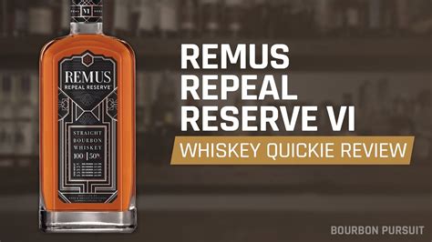 Remus Repeal Reserve VI 2022 Review Whiskey Quickie YouTube