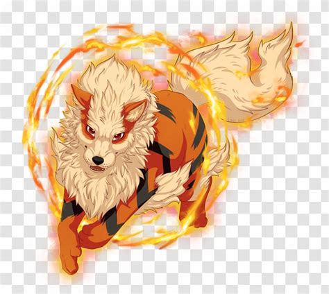 Arcanine Pokémon Flame Growlithe Fan Art Orange Transparent PNG