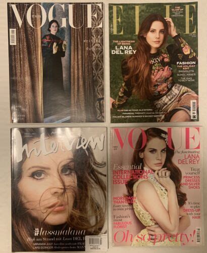 Lana Del Rey Vogue Interview Elle Magazine