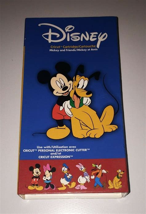 Disney Cricut Cartridge Mickey And Friends Complete Pre Owned Link Status Unknown Ebay