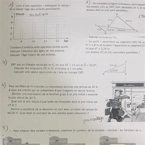 Svpp Aider Moi Pour Lexercice 3 Nosdevoirs Fr