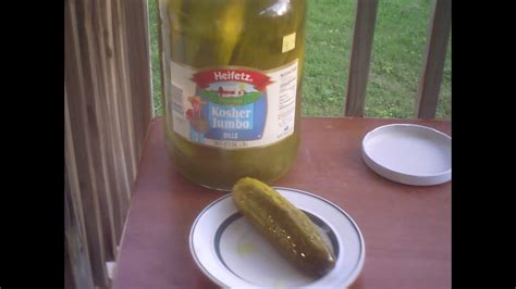 Heifetz Jumbo Kosher Dill Pickles Youtube