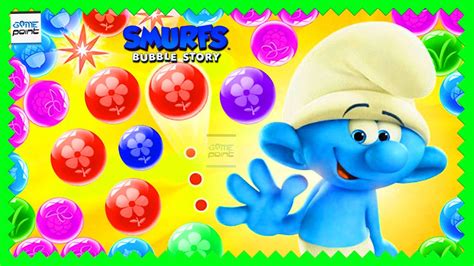 Smurfs Bubble Shooter Story Gameplay Level 41 45 🐷 Bubble Pop