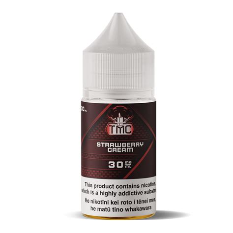 The Mushroom Cloud Salts Strawberry Cream Vapoureyes Nz