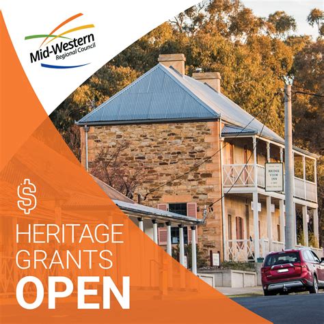 Mid-Western - 📣 Heritage Grants Open Now Eligible homeowners can now