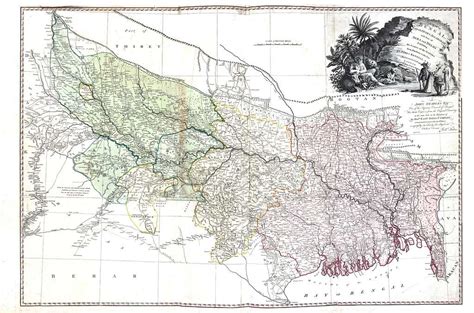 Ganges map Rennell - Public domain vintage map - PICRYL - Public Domain ...