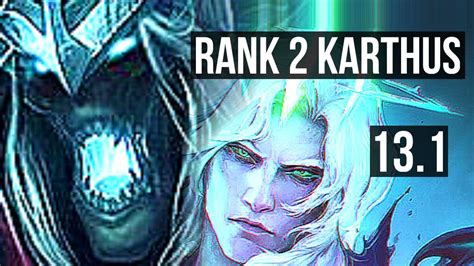 KARTHUS Vs VIEGO JNG Rank 2 Karthus 13 5 13 EUW Challenger 13