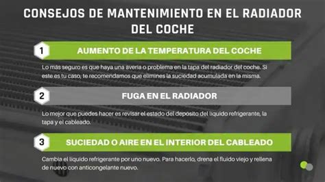 Consejos para mantener el sistema de refrigeración de tu automóvil en