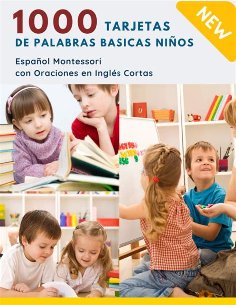 Buy 1000 Tarjetas de Palabras Basicas Niños Español Montessori con