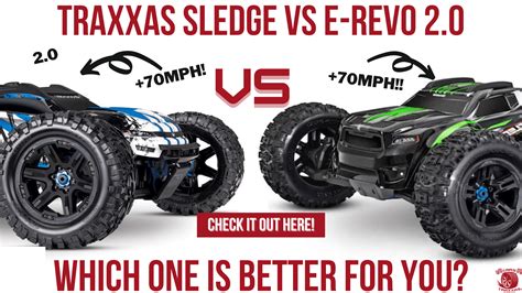 2023 Traxxas Sledge VS E-Revo 2.0. Which One Is Better For You?