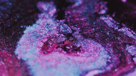 Blur Glitter Flow Bokeh Light Texture Purple Paint Stock Footage