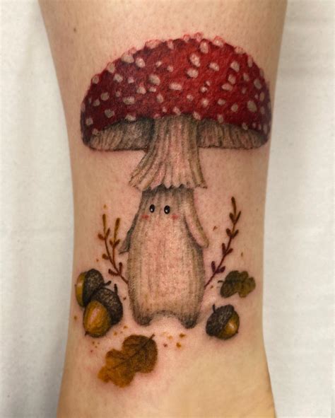 Top Fairy On Mushroom Tattoo Best In Cdgdbentre