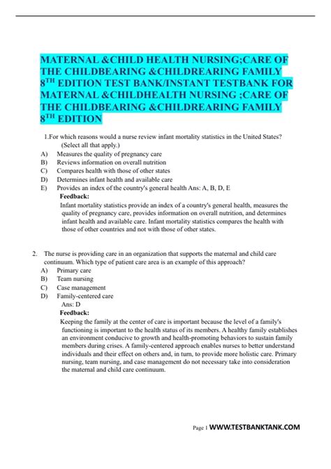 Maternal And Child Health Nursing Care Of The Childbearing Childrearing Family Sixth Edition Text Study Guide Package Adele Pillitteri