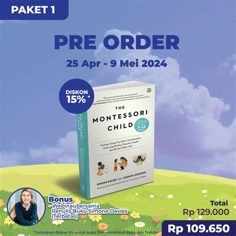 Jual Mizan Surabaya The Montessori Child Simone Davies Junnifa