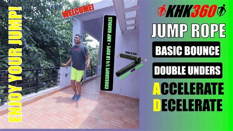 Jump Rope Beginner Basic Bounce And Double Unders Crossrope 14 Lb Rope