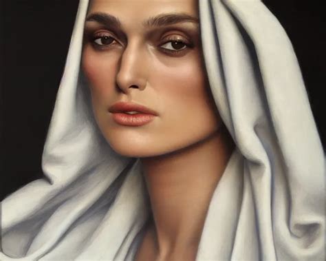 Highly Detailed Portrait Of Keira Knightley By Tamara Stable