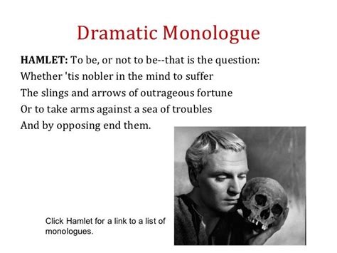 Dramatic Monologue Example Dramatic Monologues Monologues Writing