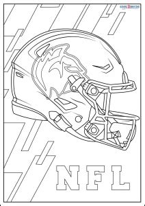 Free Printable Football Helmet Coloring Pages For Kids