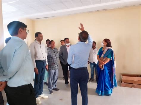 Assistant Director Inspected The Medical College Under Construction