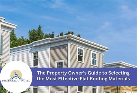 effective flat roofing materials  commercial buildings
