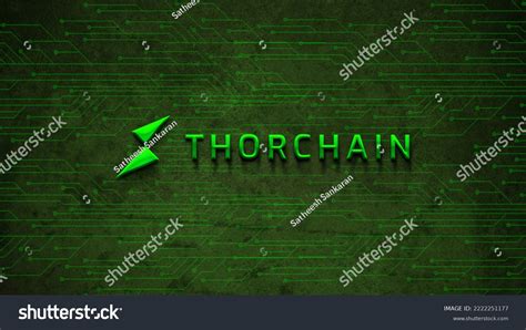 Thorchain Rune Cryptocurrency K K Hd Stock Illustration