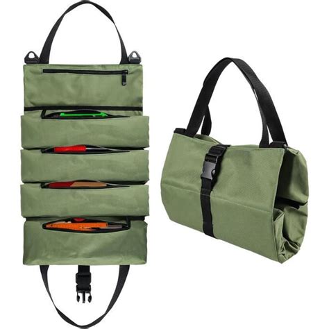 Sac Outils Enroulable Trousse Outils Suspendu Avec Poches