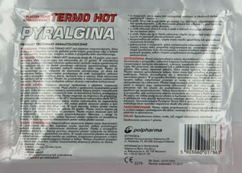 PYRALGINA Termo Hot plaster silnie rozgrzewający Termo Hot 1 szt