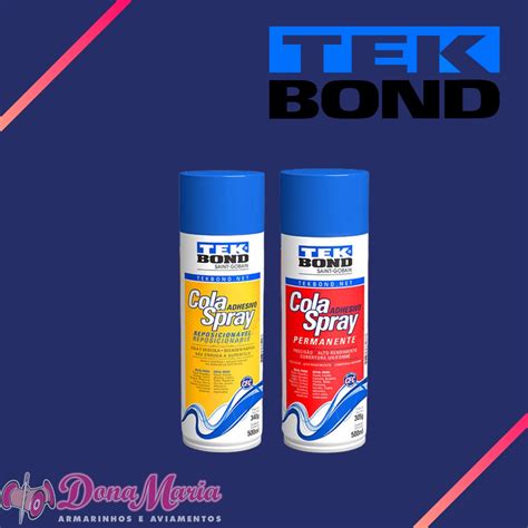 Cola Spray Reposicionavel Tek Bond G Ml Shopee Brasil