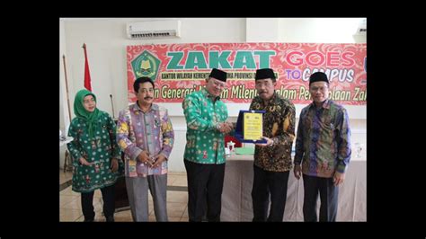 Zakat Goes To Campus Wujudkan Peran Generasi Muslim Milenial Dalam