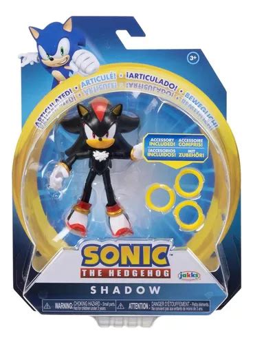 Sonic The Hedgehog Figura Shadow Accesorio Cm Mercadolibre