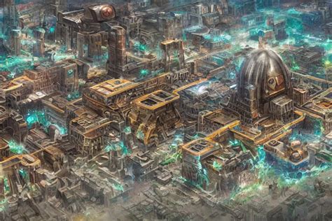 A Futuristic Aztec City Ancient Technology Very Stable Diffusion