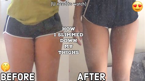 How I Slimmed Down My Thighs In 1 Month Chloe Ting Slim Thigh