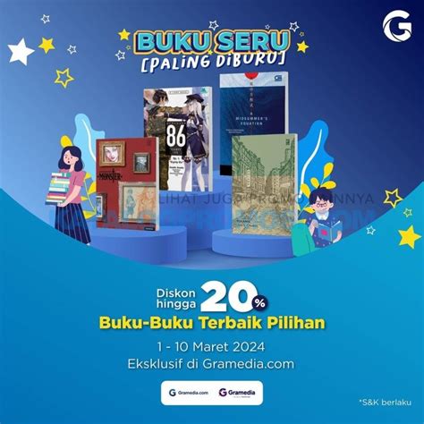 Promo Buku Seru Paling Diburu Di Diskon Hingga 20